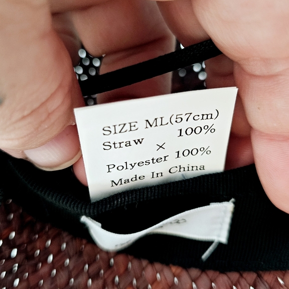 DELUX | woven paper bow detail cloche hat - Picture 9 of 9